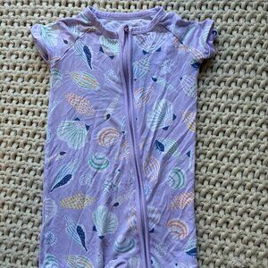 Little Sleepies Shortie Zippie 12-18mo